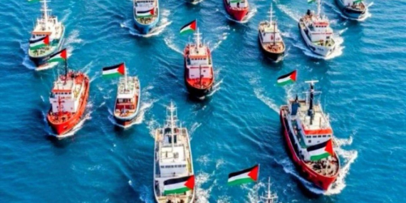 İsrail, Gazze için yolan çıkan Sumud Filosu’na müdahale etti: Yüzlerce aktivist gözaltında