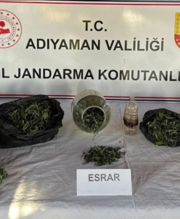 Adıyaman’da uyuşturucu ticareti yapan 3 şüpheli yakalandı