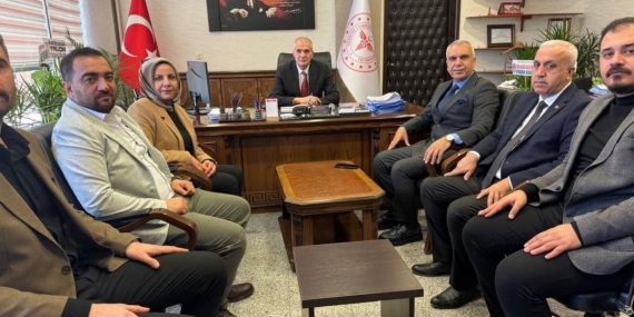 MHP ve Türk Sağlık-Sen Heyeti'nden Başhekim Tepe’ye hayırlı olsun ziyareti